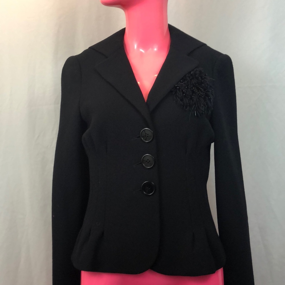 Moschino Cheap and Chic peplum jacket black GUC